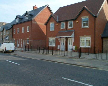New Houses on Watkin site in Shortmead Street 2004